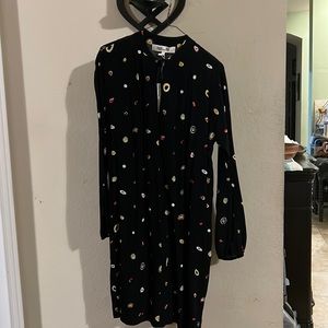 NWT Diane von Furstenberg Jessica Polka Dot Agate dress. Small